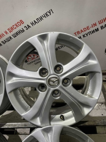 Диски литые MAZDA R15 5x114.3 ЕТ50 6J Ц,О,67,1