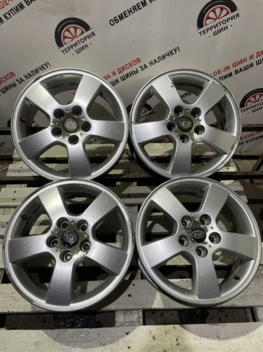 Литые диски Kia R16 5x114.3 ЕТ45 6.5J Ц.о.67.1